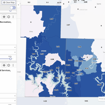 Tourism Data for Stone & Taney Counties